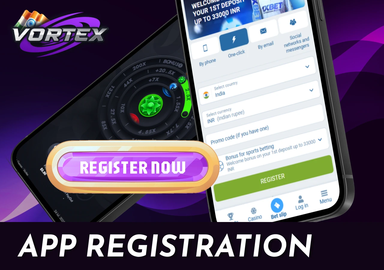 Account registration process within the app for full access.