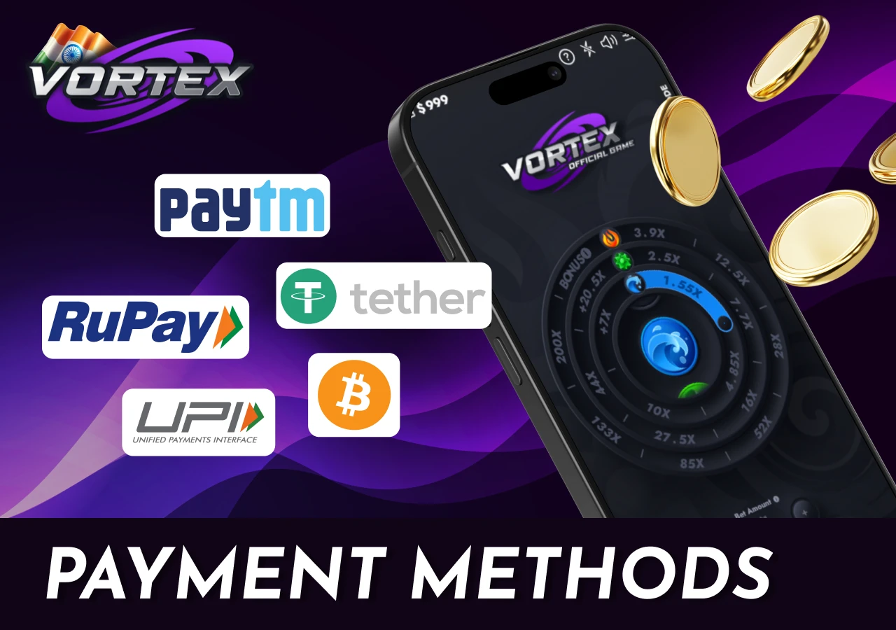 Available withdrawal options in India, including cards, e-wallets, UPI, and local banking.